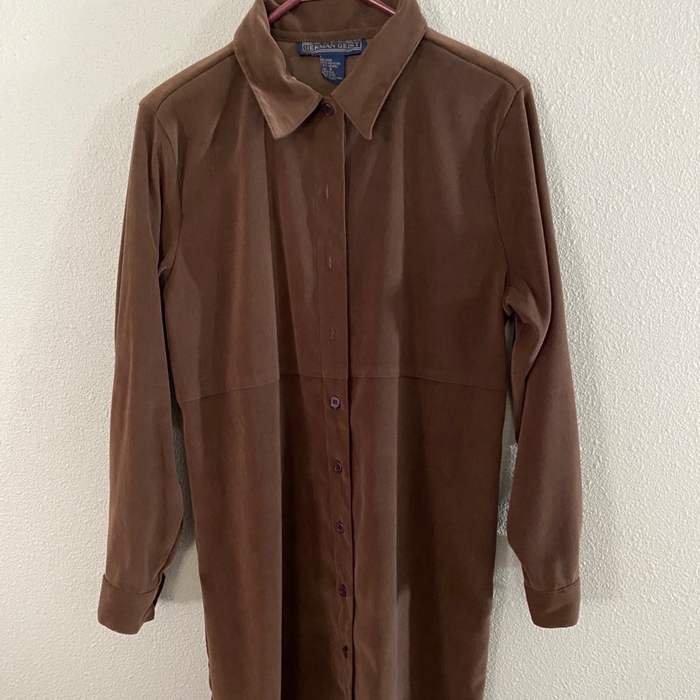 Brown Suede dress
